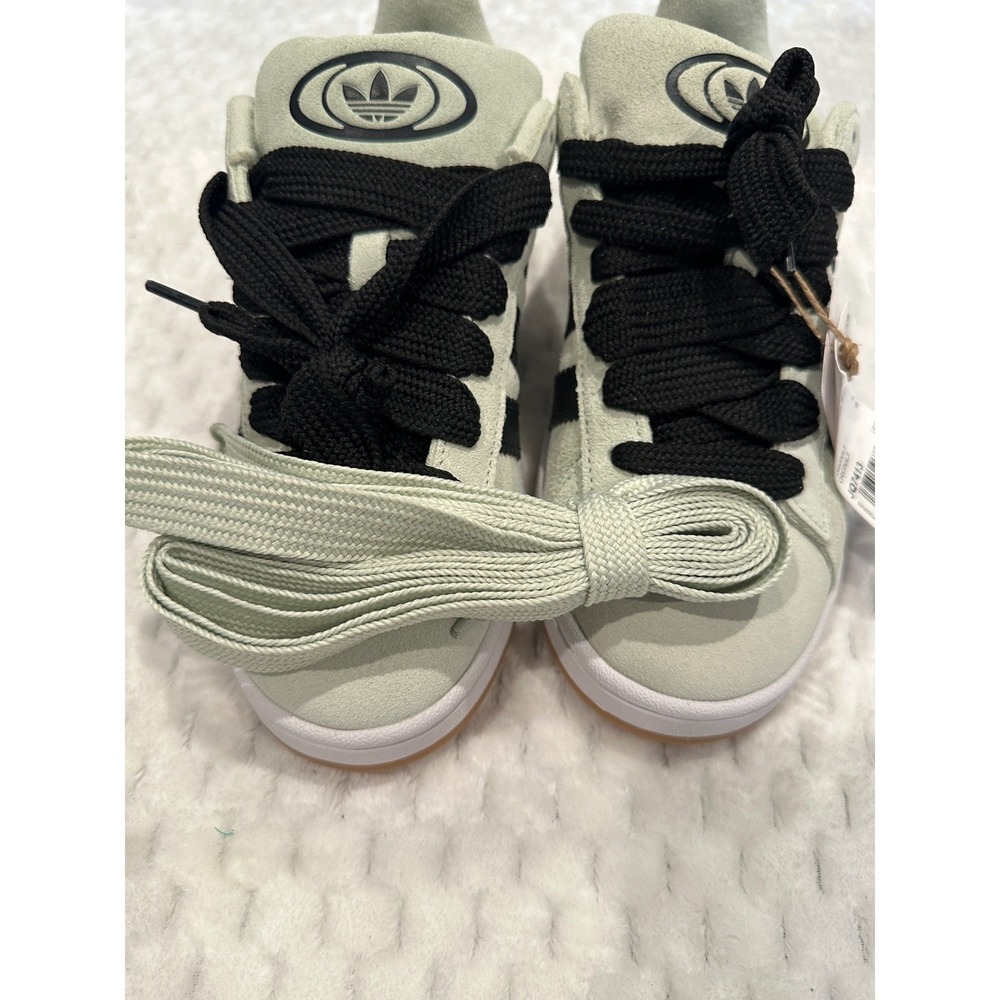 Adidas Campus 00s W Linen Green Black Gum Sole Sneakers JQ7413 Womens Size 7 - Picture 3 of 10